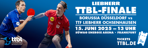 Liebherr TTBL final sold out: 5,000 fans in the Süwag Energie ARENA
