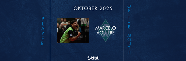 TTBL Player of the Month for October: Marcelo Aguirre (Werder Bremen)
