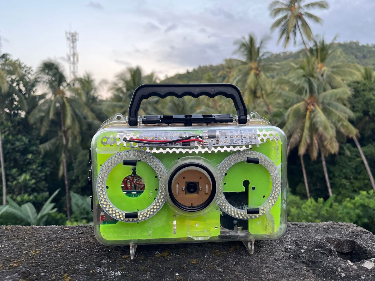 Photo of a Mothbox taken in Les Village, Bali, Indonesia.