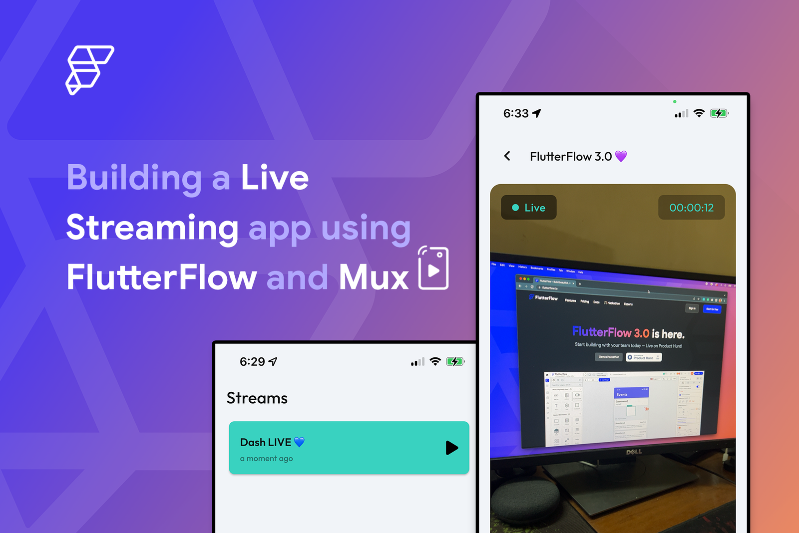 Building a Live Streaming app using FlutterFlow and Mux