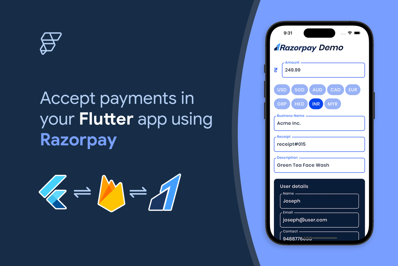 Accept Payments in Your Flutter App Using Razorpay