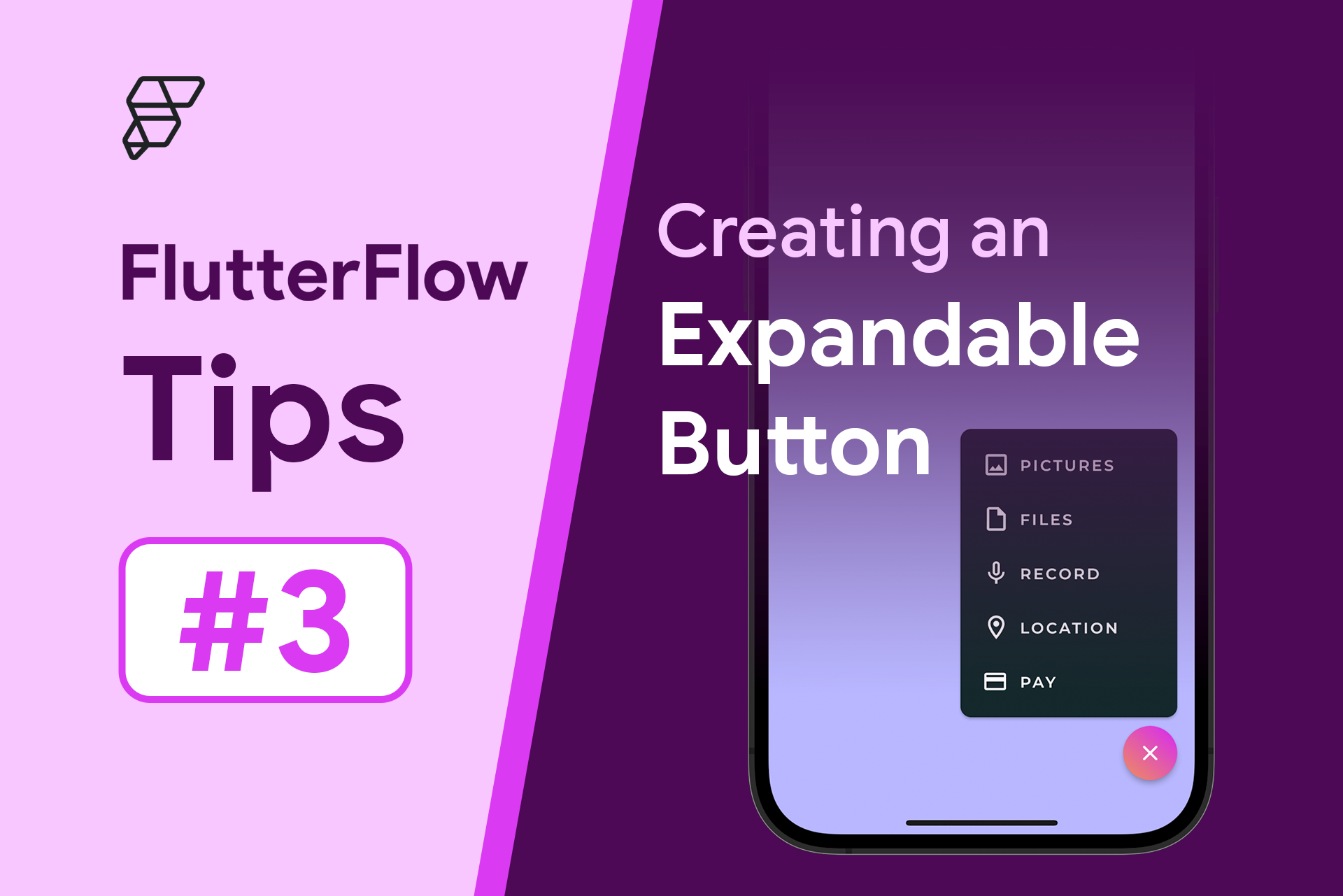 Creating an Expandable Button using FlutterFlow