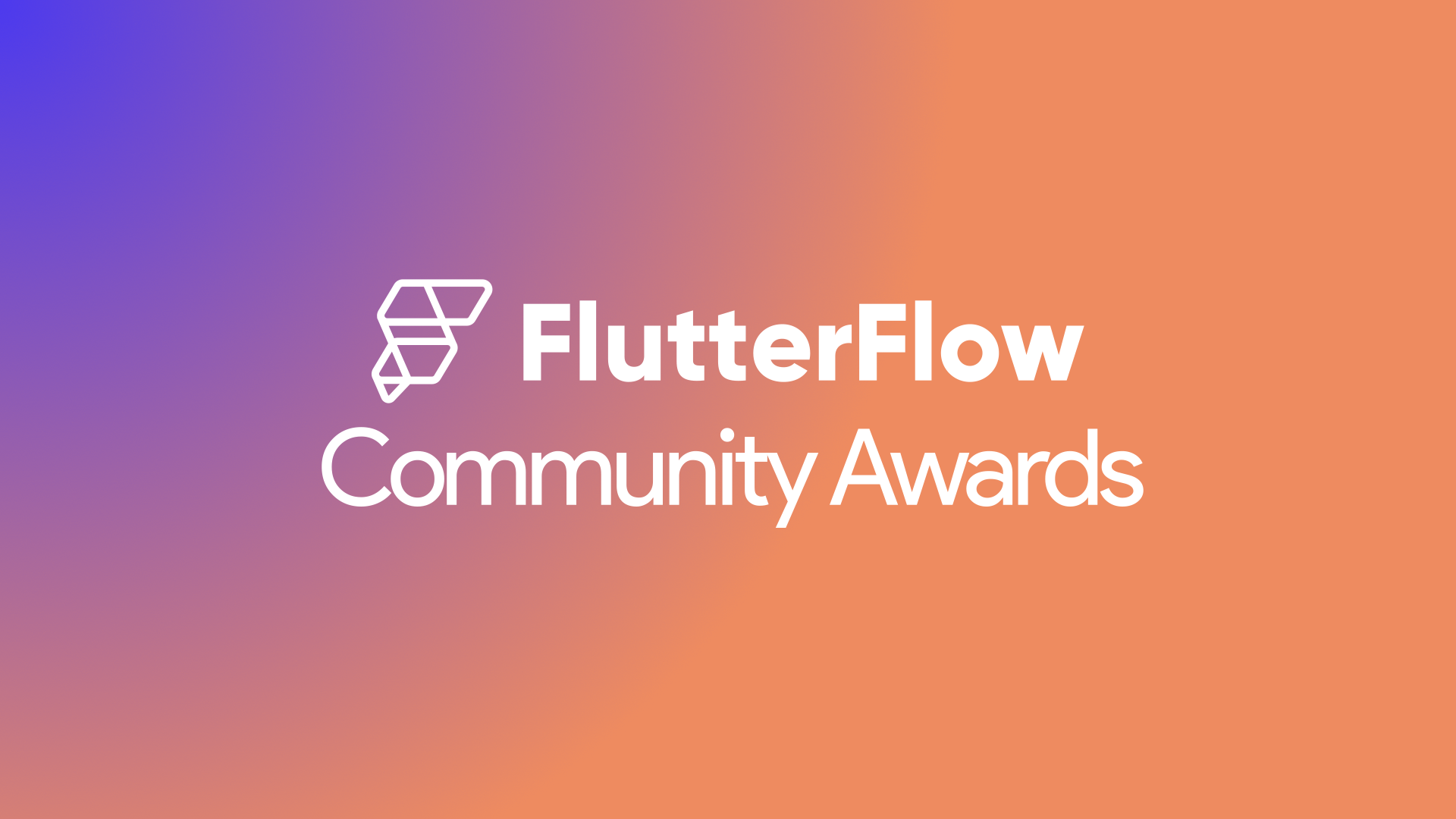 FlutterFlow Community Awards - 2025