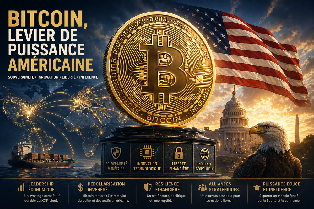 Bitcoin, levier de puissance américaine : la grande inversion