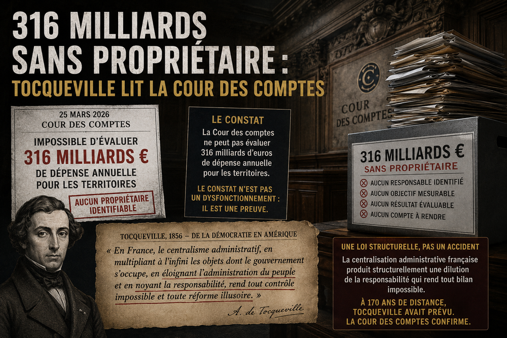 316 milliards sans propriétaire : Tocqueville lit la Cour des comptes