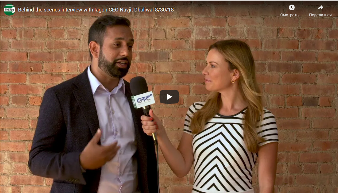 New to the Street Interviews IAGON CEO, Navjit Dhaliwal