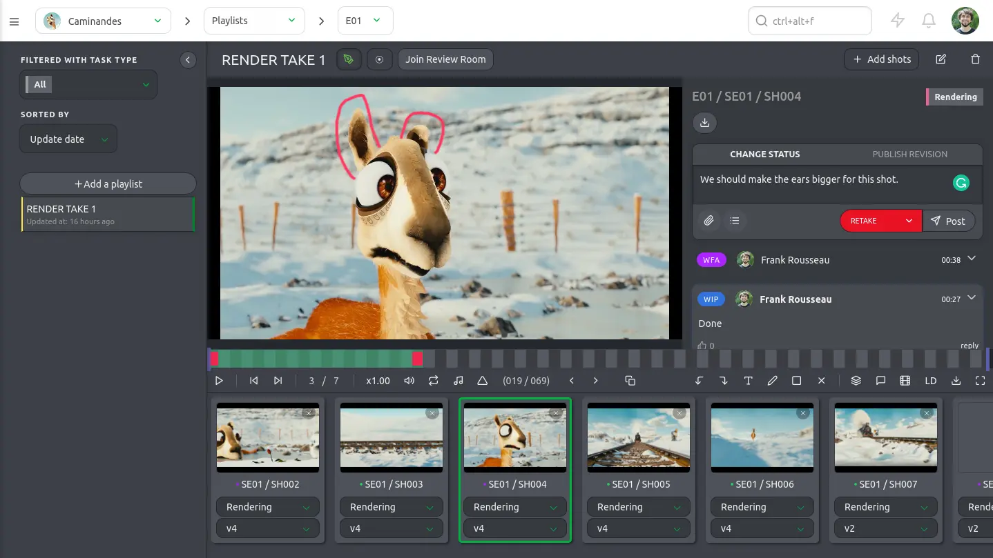 kitsu review annotations