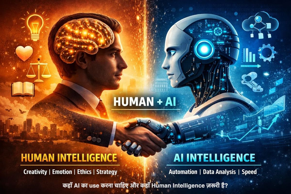 For Everyone: Where to Use 🧠Human Intelligence & Where to Use 🤖AI Intelligence