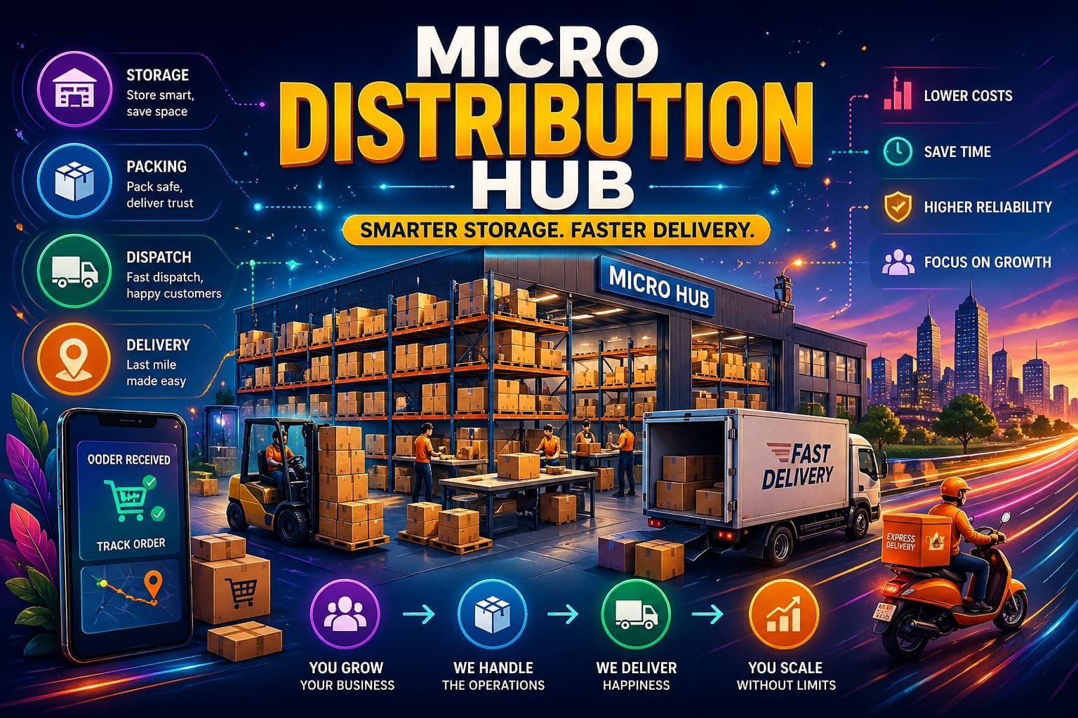 Micro Distribution Hub comes in—a simple yet powerful business model that solves a real problem.