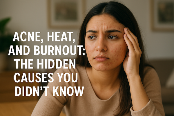 Acne isn’t always about skincare — sometimes it’s your body asking for rest.