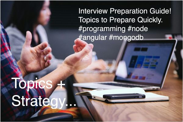 Objective: Be interview-ready immediately, in case you get urgent calls.