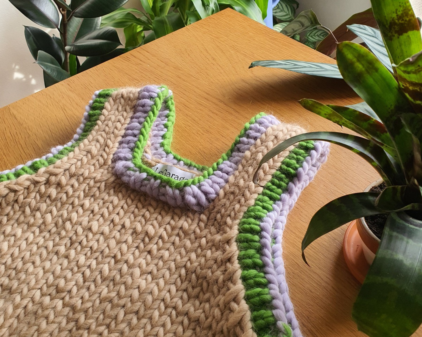 Le pull sans manches - tricot par Fassi - LeGarage