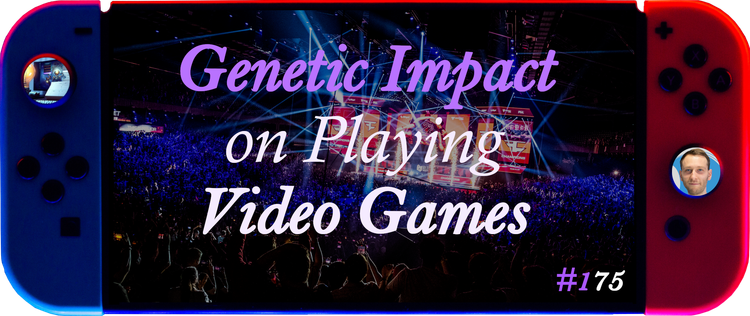 How Much Genes Contribute to Playing Video Games