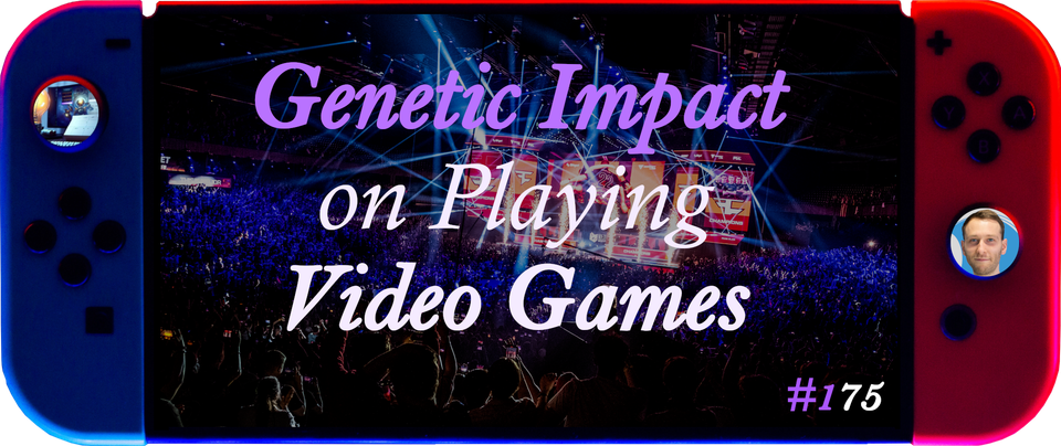 How Much Genes Contribute to Playing Video Games