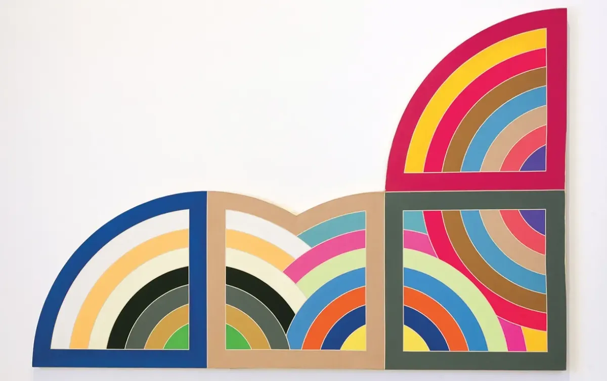 Frank Stella, Agbatana II. 1968. Collection MAMC+.