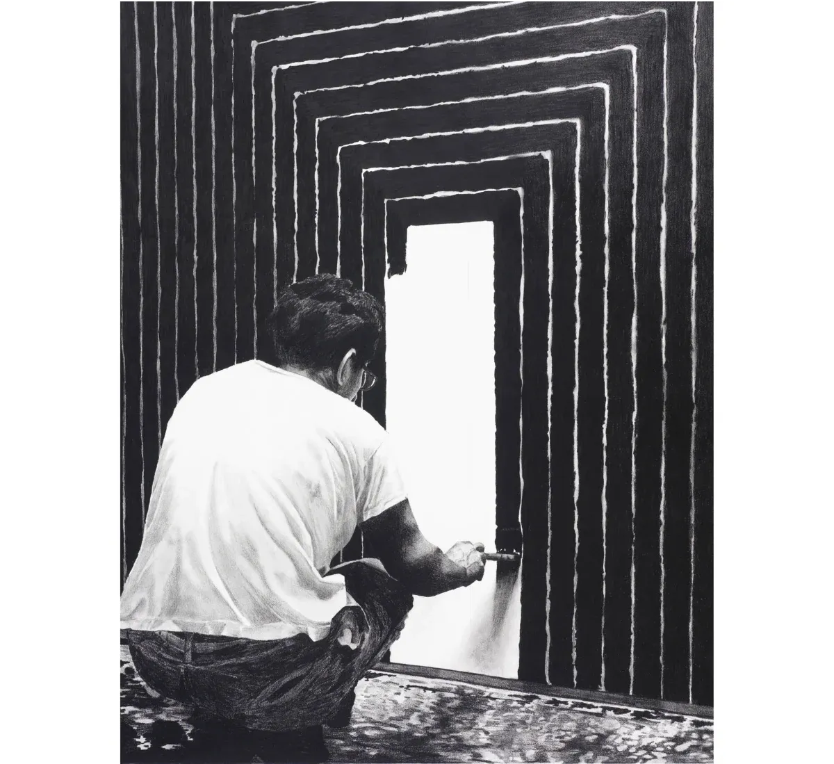 Frank Stella. New-York. 1959. The secret world of Frank Stella. 1958-62. Hollis Frampton.