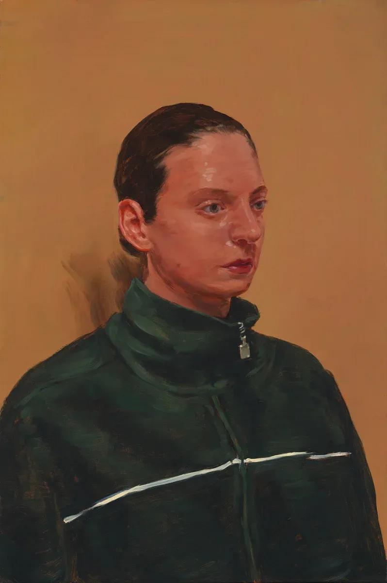**Michaël Borremans, *Nina*, 2026.** Huile sur toile de lin, 60 × 40 cm. Présentée dans l’exposition *French Painting*, galerie David Zwirner, Paris, du 5 juin au 22 juillet 2026.