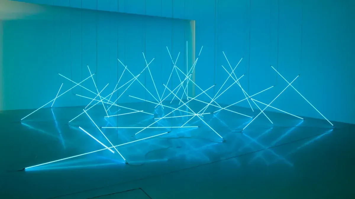 Morellet au Pompidou-Metz : la dérision comme méthode