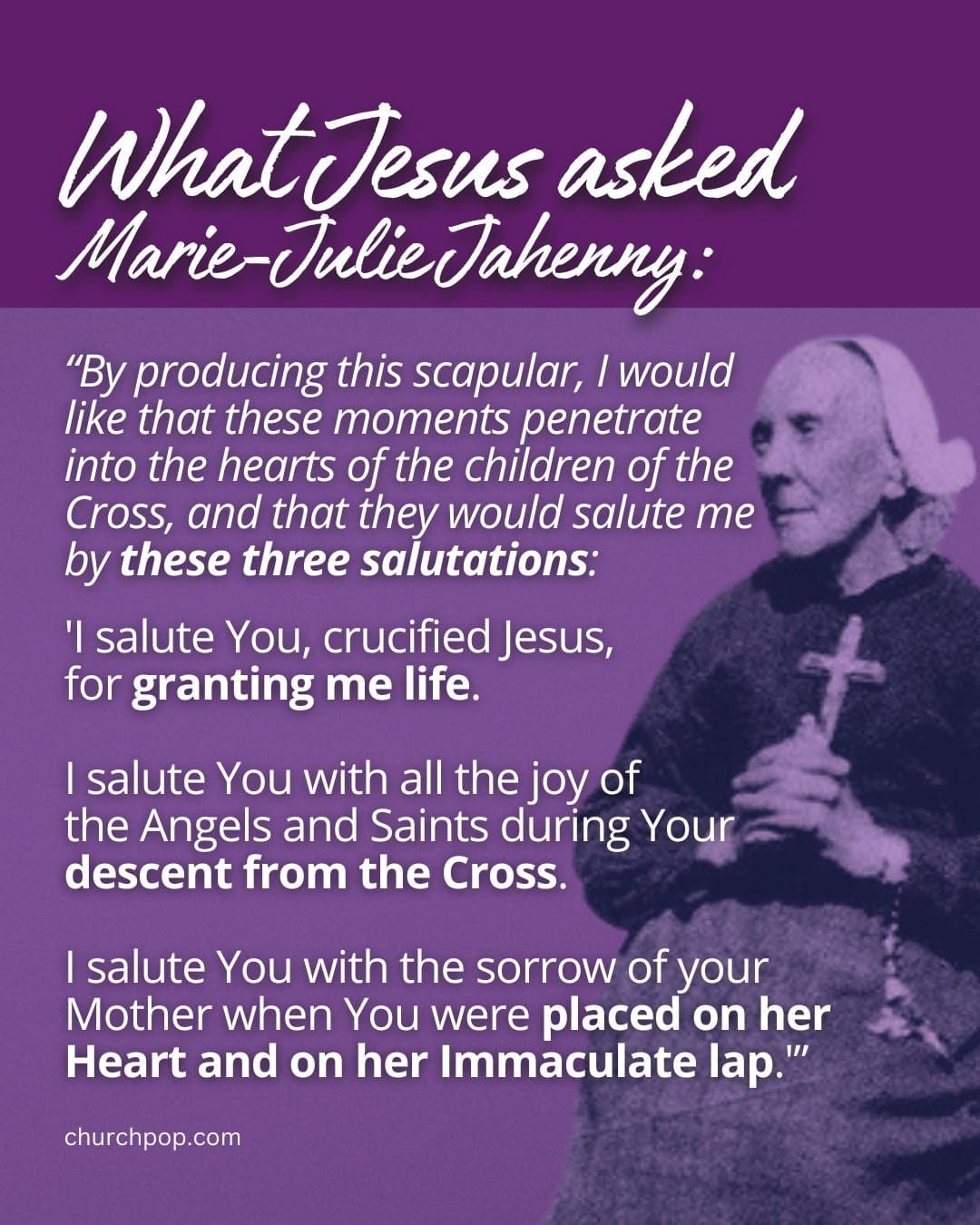purple scapular