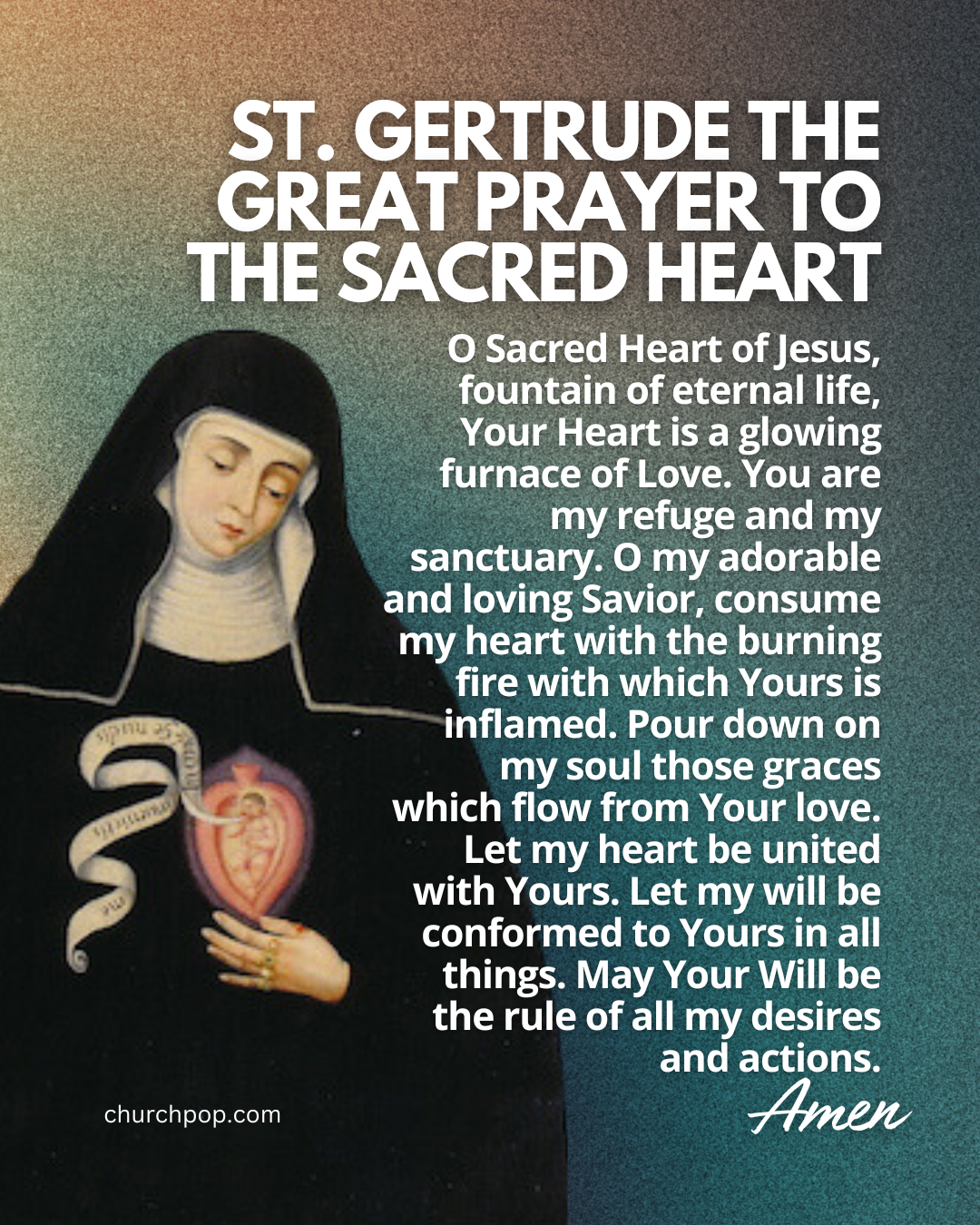 prayers to sacred heart