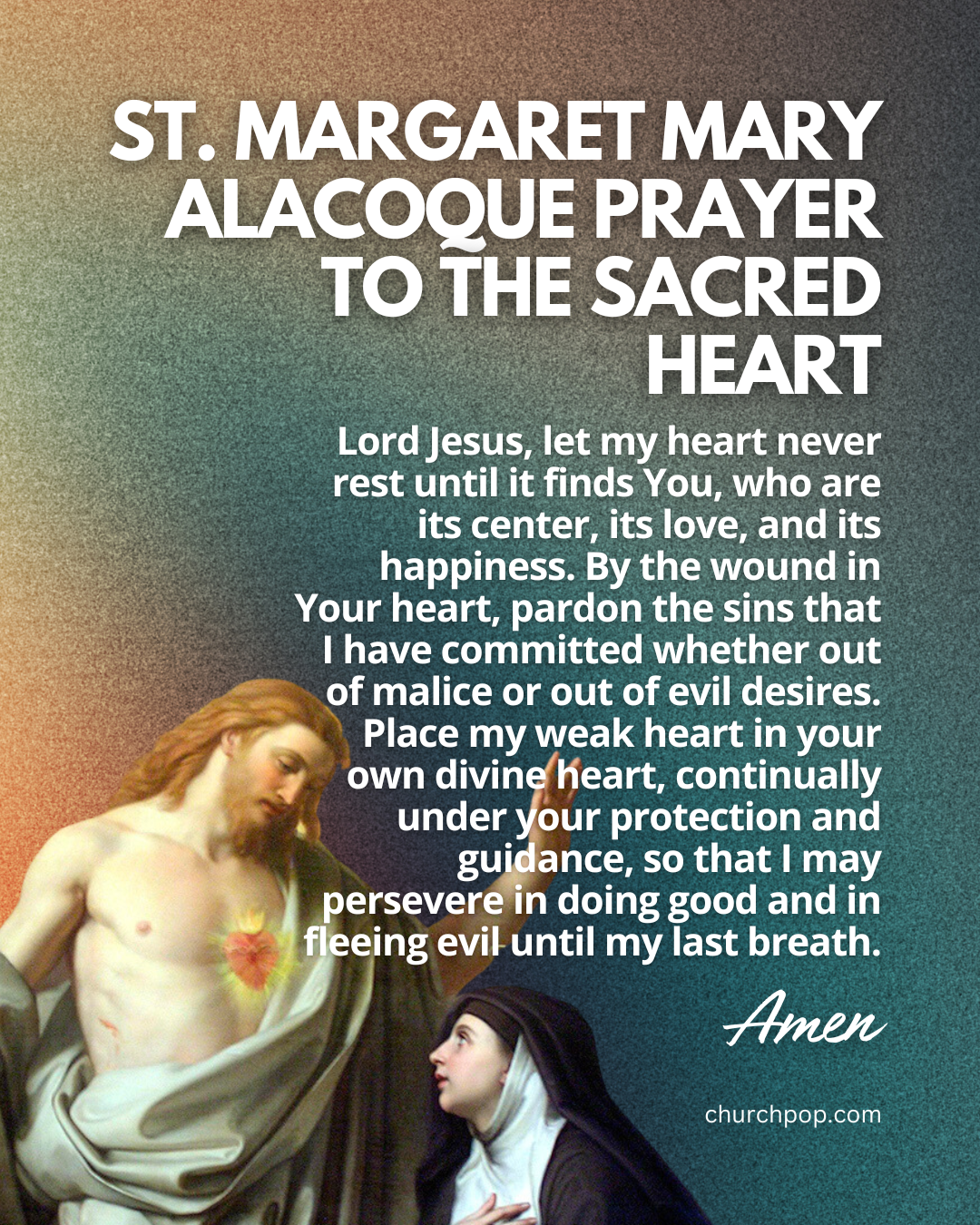 prayers to sacred heart