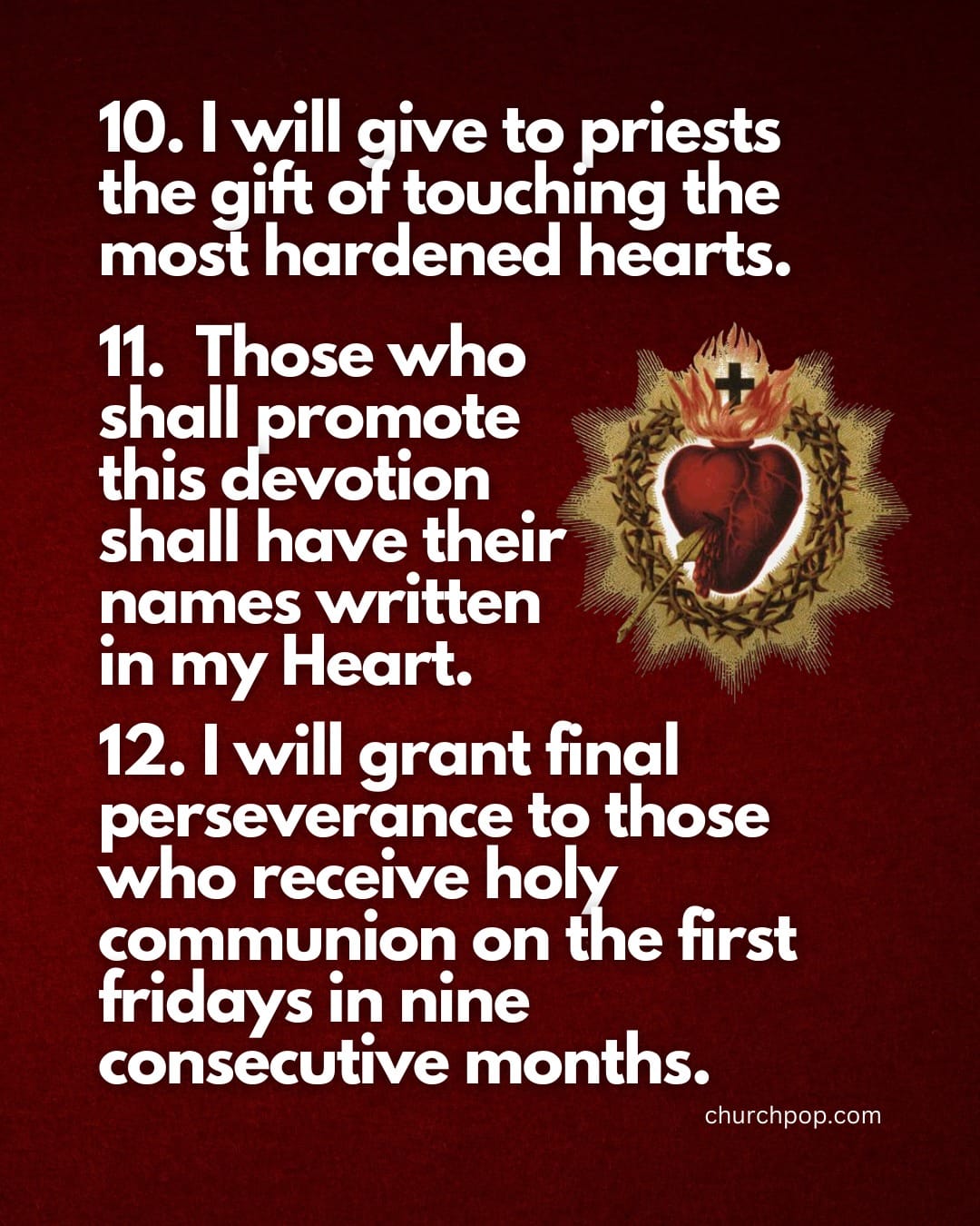 sacred heart 12 promises