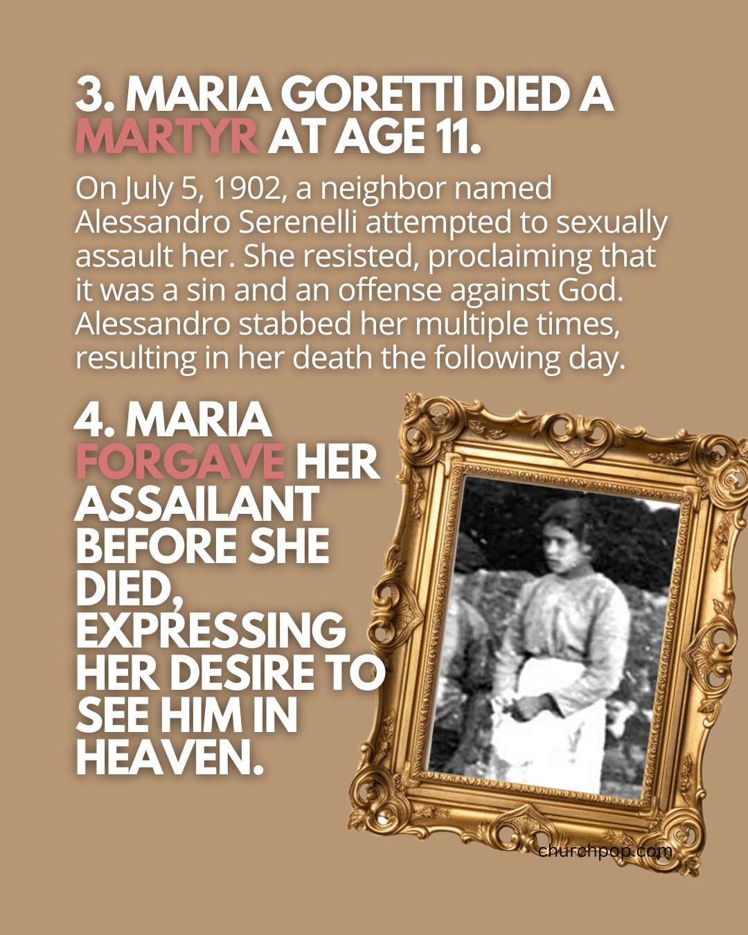 saint maria goretti story