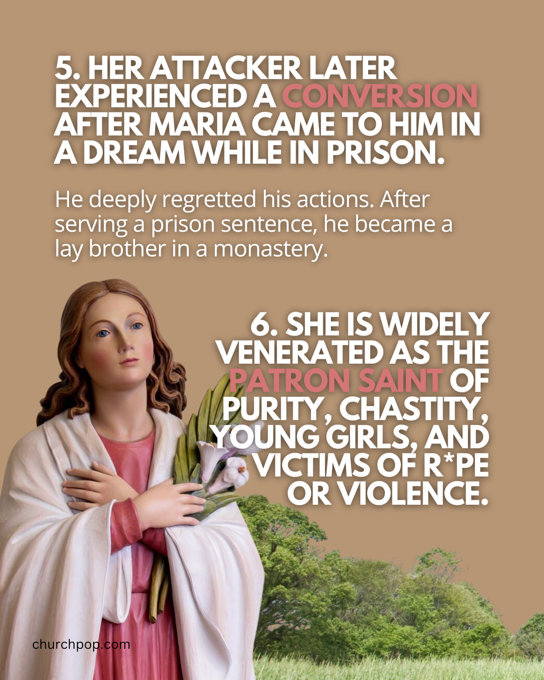 st maria goretti patron of