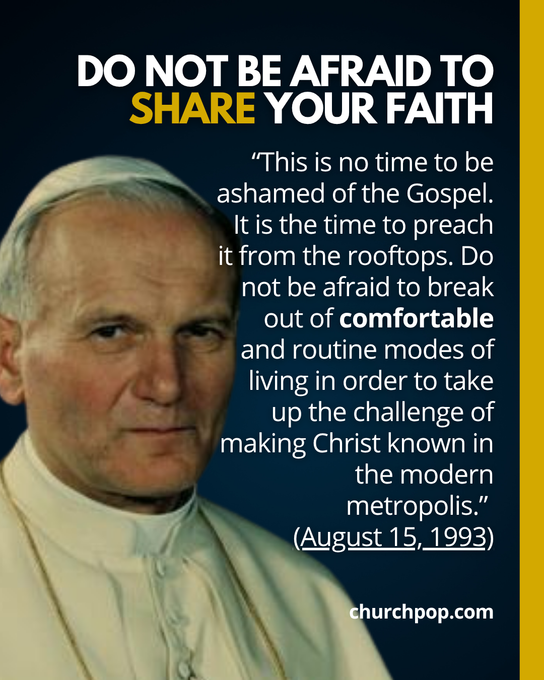 quotes by pope john paul ii
