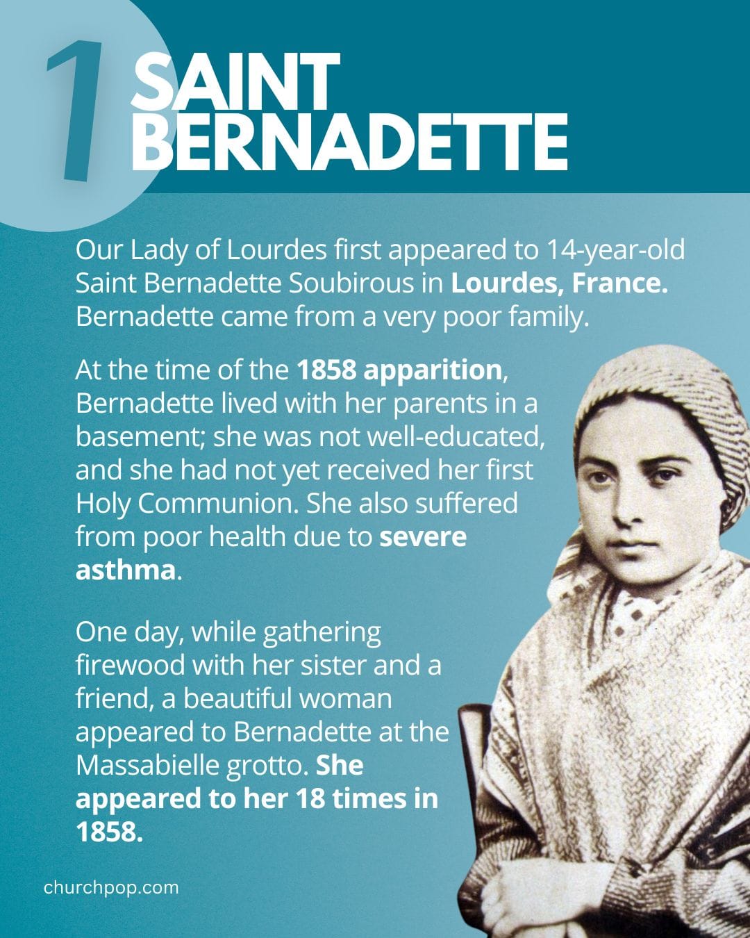  saint bernadette soubirous