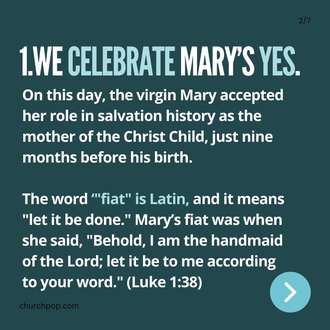 annunciation to mary