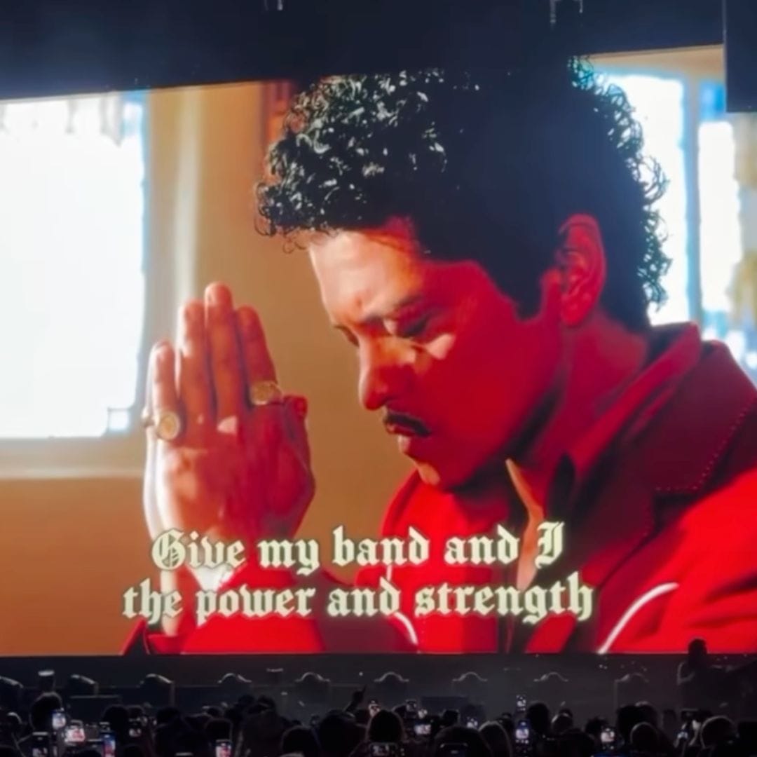 Bruno Mars Opens Show Asking for God’s Protection on Audience, Ends with Sign of the Cross