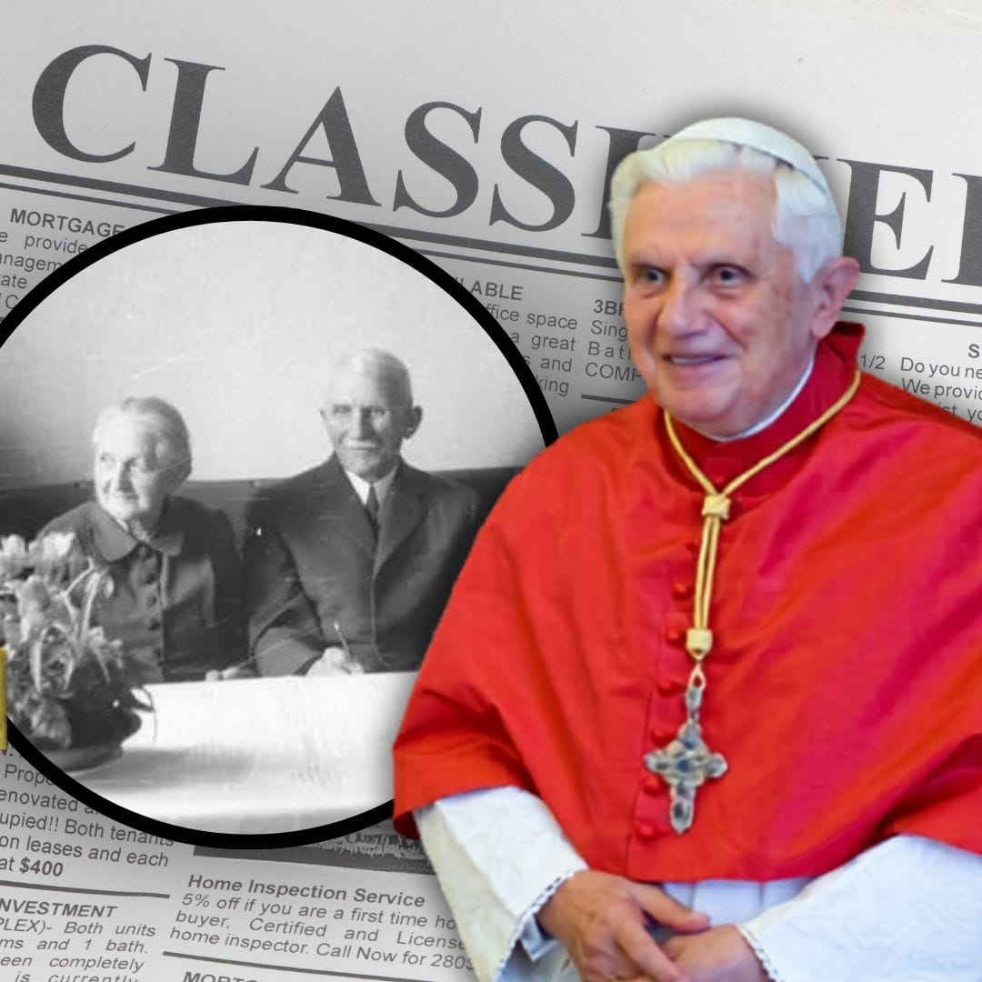 How I Met Your Mother: The Wild Catholic Classified Ad Behind Pope Benedict XVI’s Birth