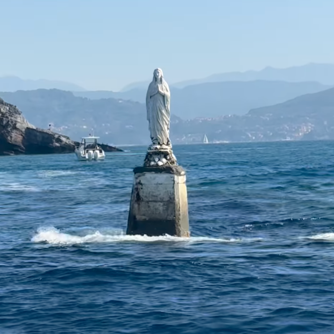 Viral Video Captures a Marian Statue Standing Firm Against the Waves—Here’s the Story Behind It
