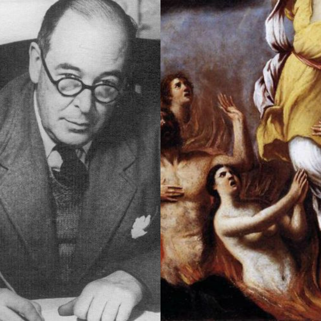 c.s. lewis, cs lewis books, purgatory, catholic, jrr tolkien, catholic belief in purgatory