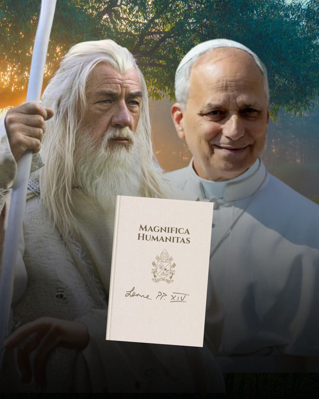 Pope Leo Put Gandalf in His First Encyclical: A Tolkien Quote in Magnifica Humanitas