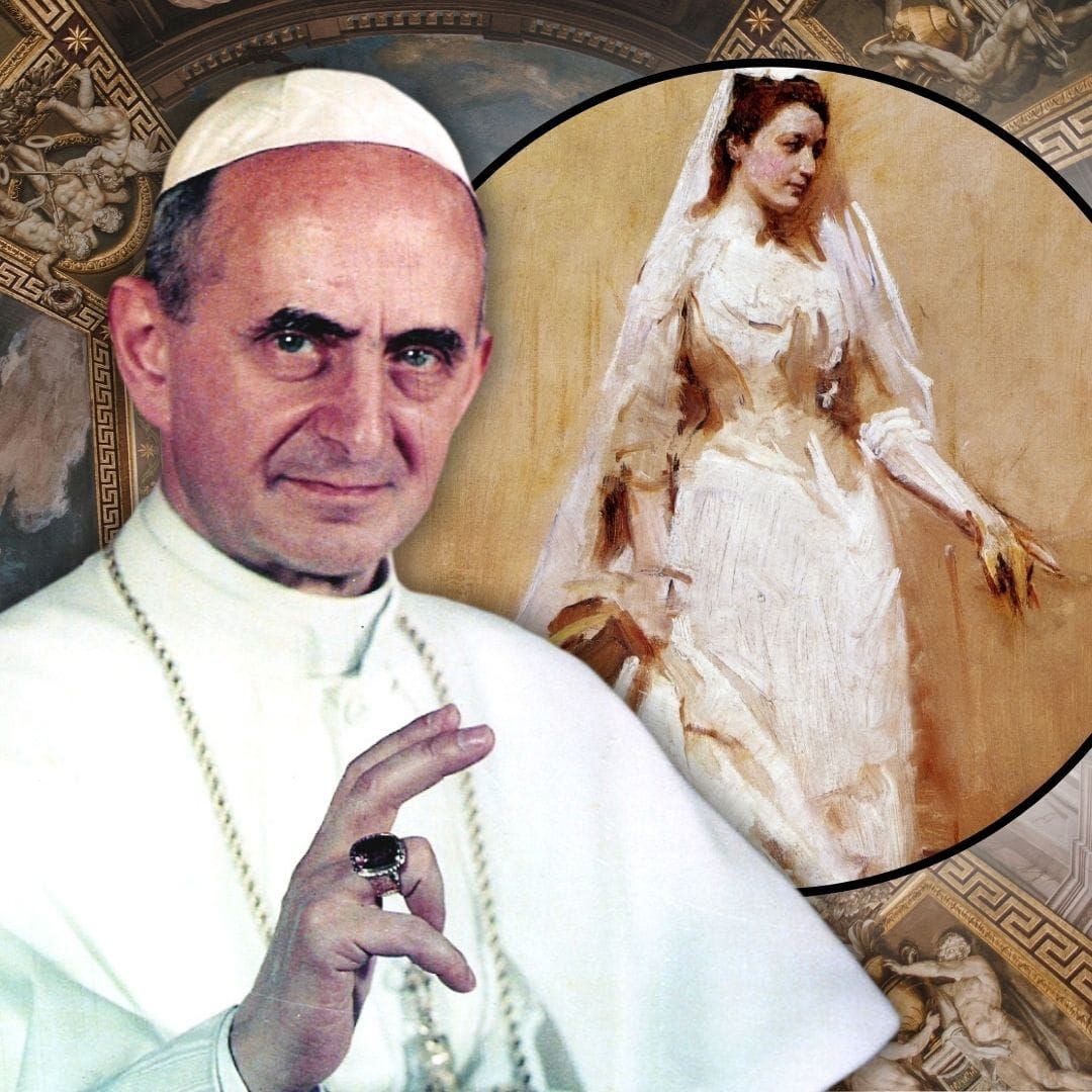 The Little-Known Story of Pope St. Paul VI’s First Chasuble, Made From His Mother’s Wedding Dress