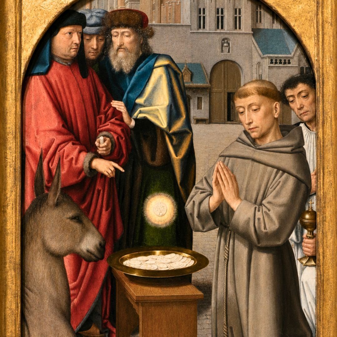 st anthony and the mule