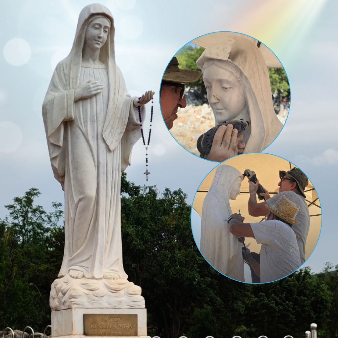 Our Lady Shines Again: Medjugorje Statue Fully Restored After Vandalism, Suspect Arrested
