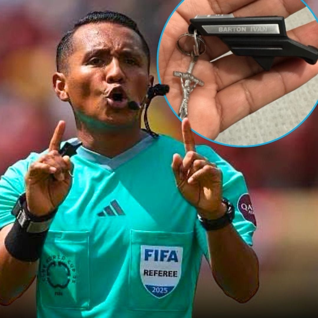 Did You Notice? This World Cup Referee Carried a Crucifix on His Whistle