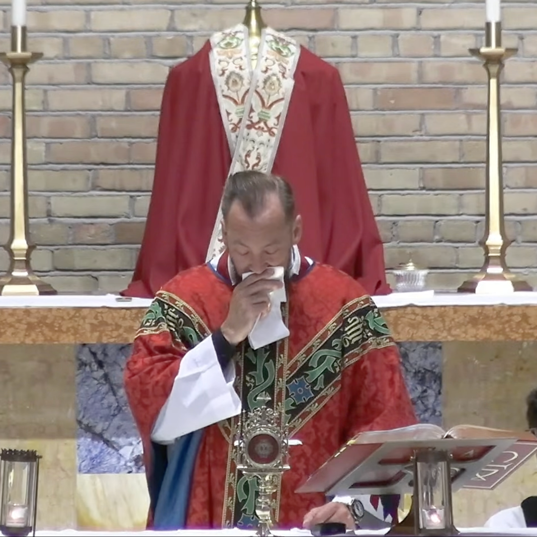 This Is What the Real Presence Looks Like: Priest Receives “Particular Grace” During Consecration