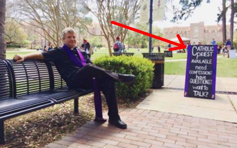 This Priest Has a Simple & Innovative Way to Reach College Students with the Faith