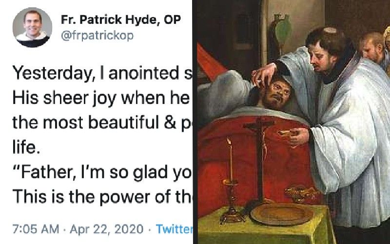 "This is Why I'm a Priest": A Priest's Powerful Experience Anointing a Dying COVID-19 Patient