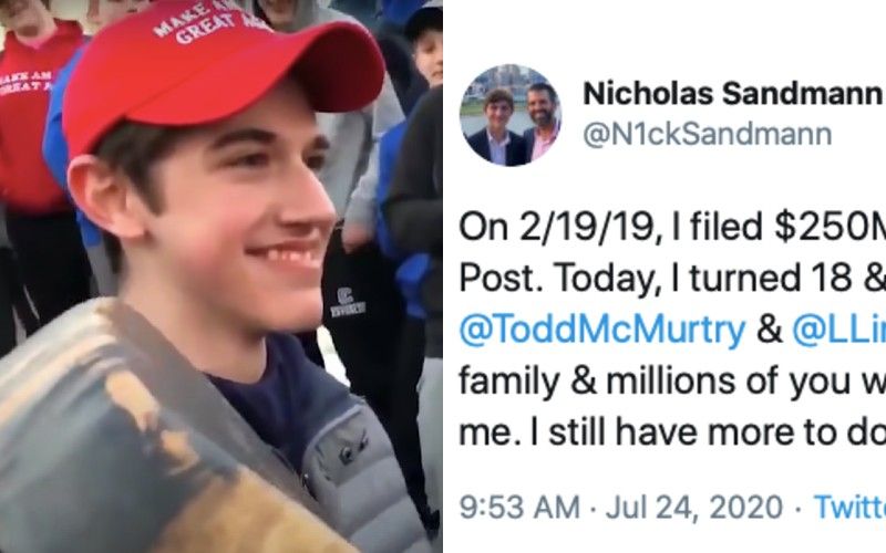 "Fight Back": Covington Catholic Nick Sandmann Declares Washington Post Lawsuit Victory