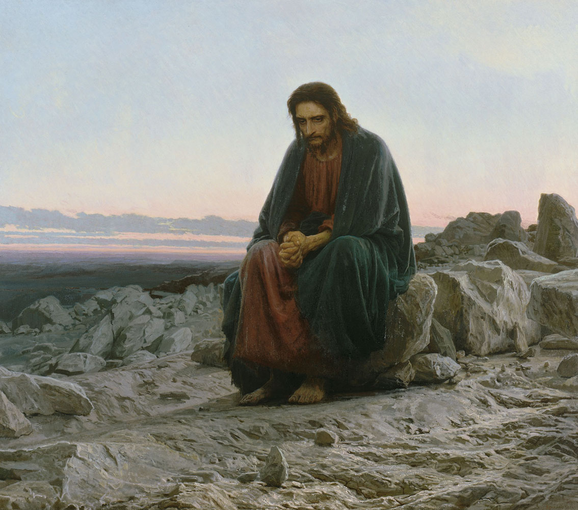 Christ in the Desert, by I.N. Kramskoi / Public Domain / Wikimedia Commons