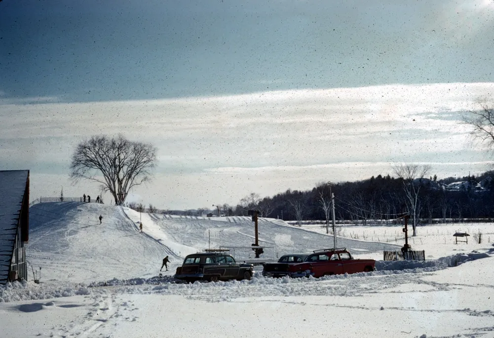 Ski hill at Green Mountain College