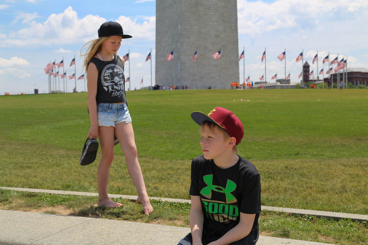 Monumentteja ja mökötystä Washingtonissa