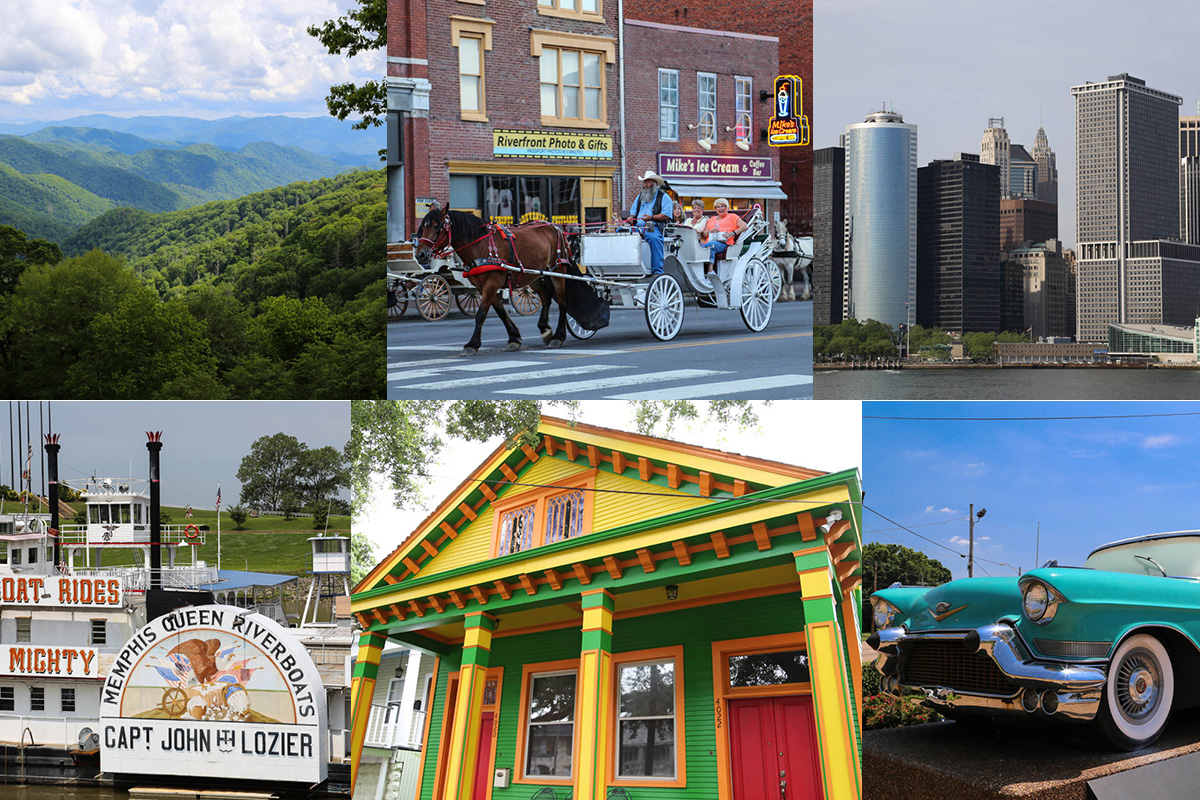 Katso video! Autolla New Yorkista New Orleansiin