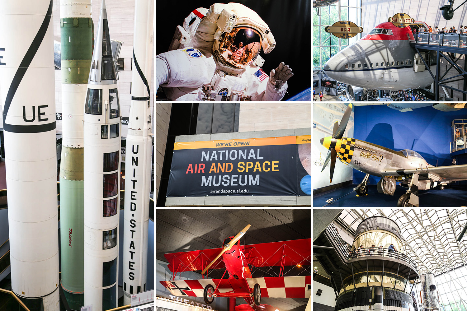 Washington D.C. on ilmailu- ja avaruusfanin unelmakohde