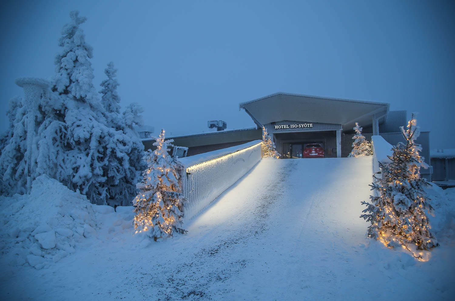 Hotelli Iso-Syötteen sijainti.